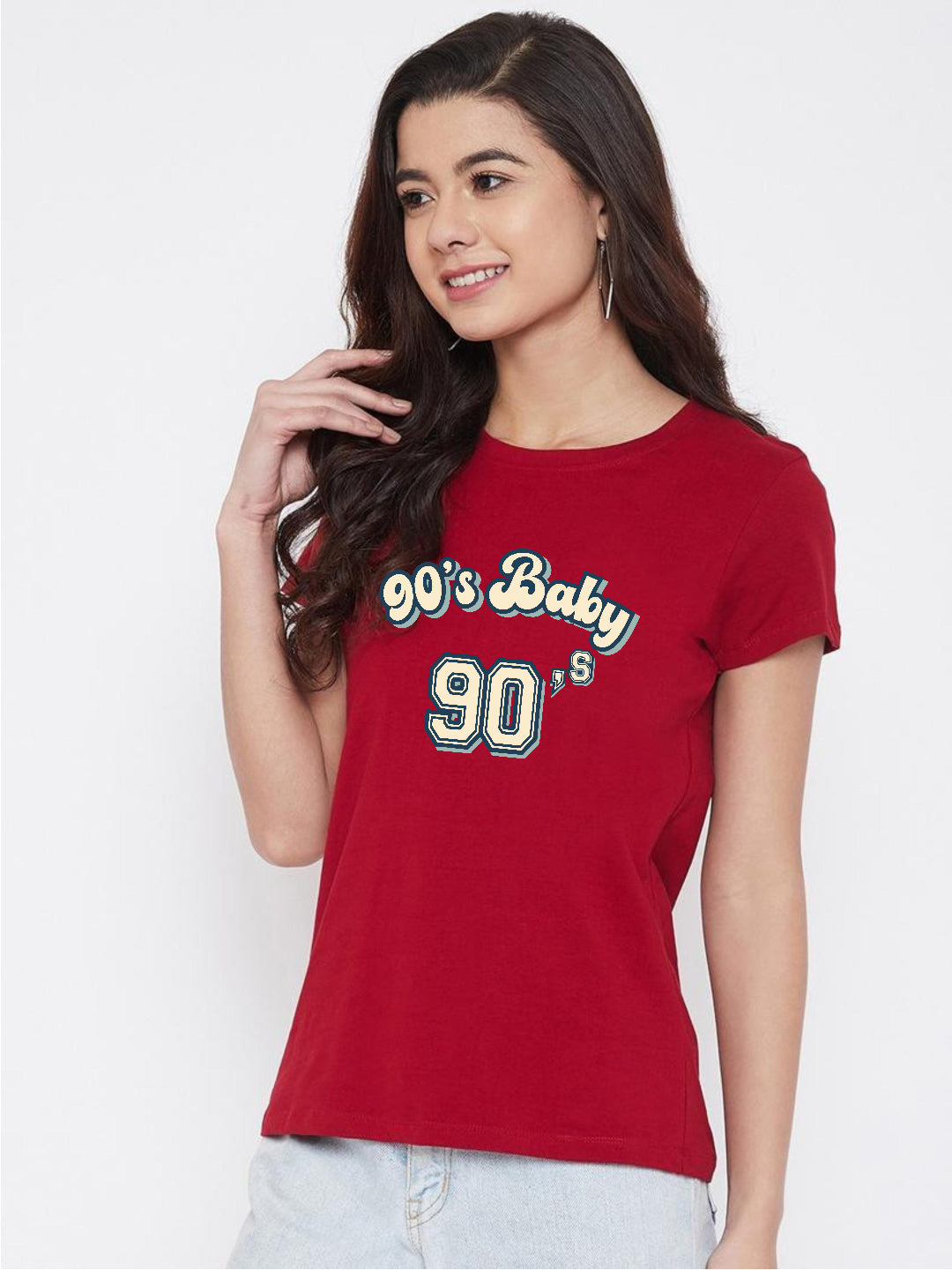 HESHA 90'S BABY WOMEN REGULAR PRINTED TSHIRT