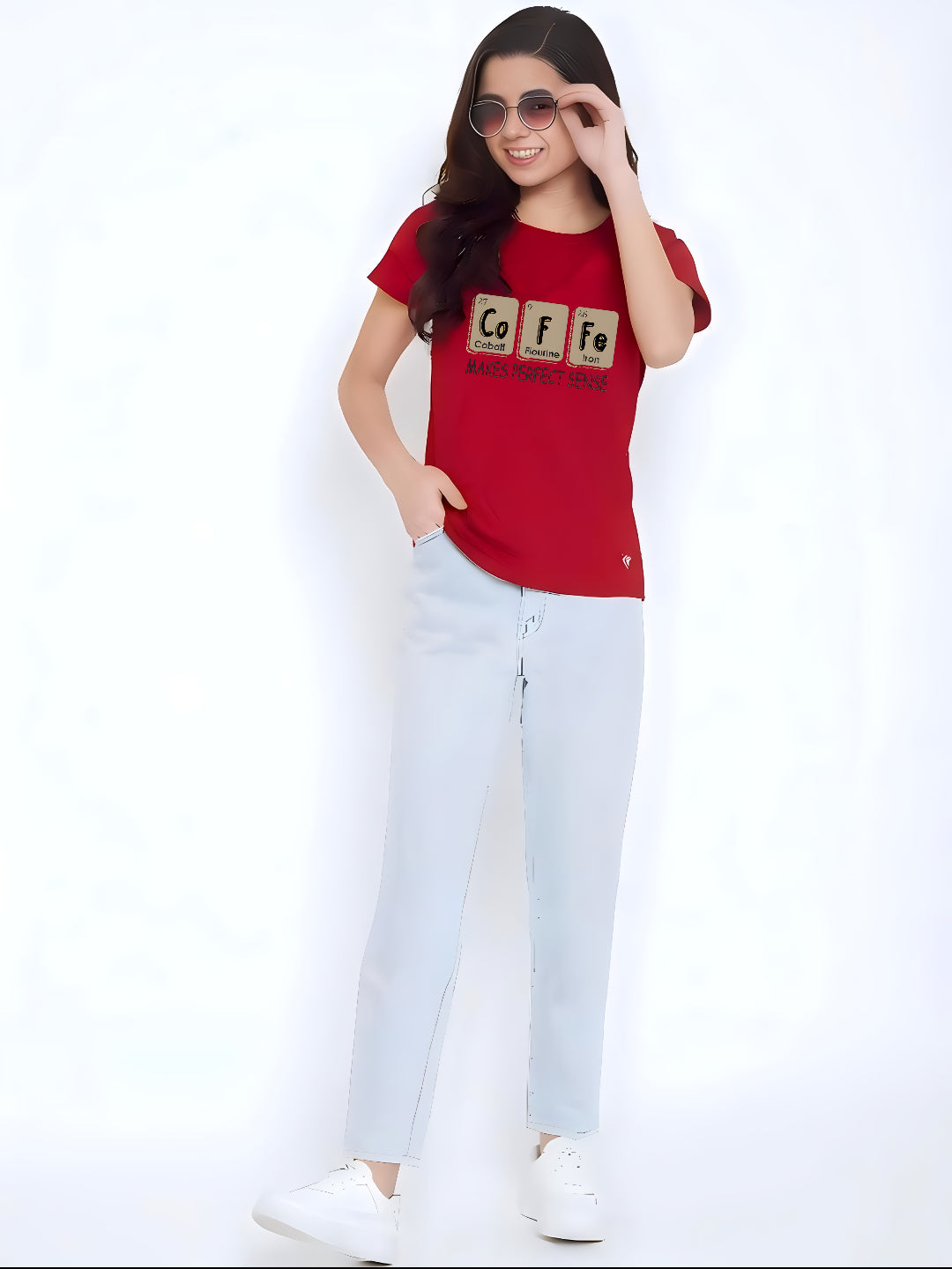 HESHA COFFE WOMEN REGULAR PRINTED TSHIRT