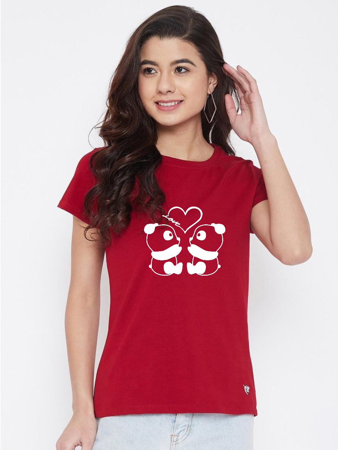 HESHA CPL PANDA WOMEN REGULAR PRINTED TSHIRT