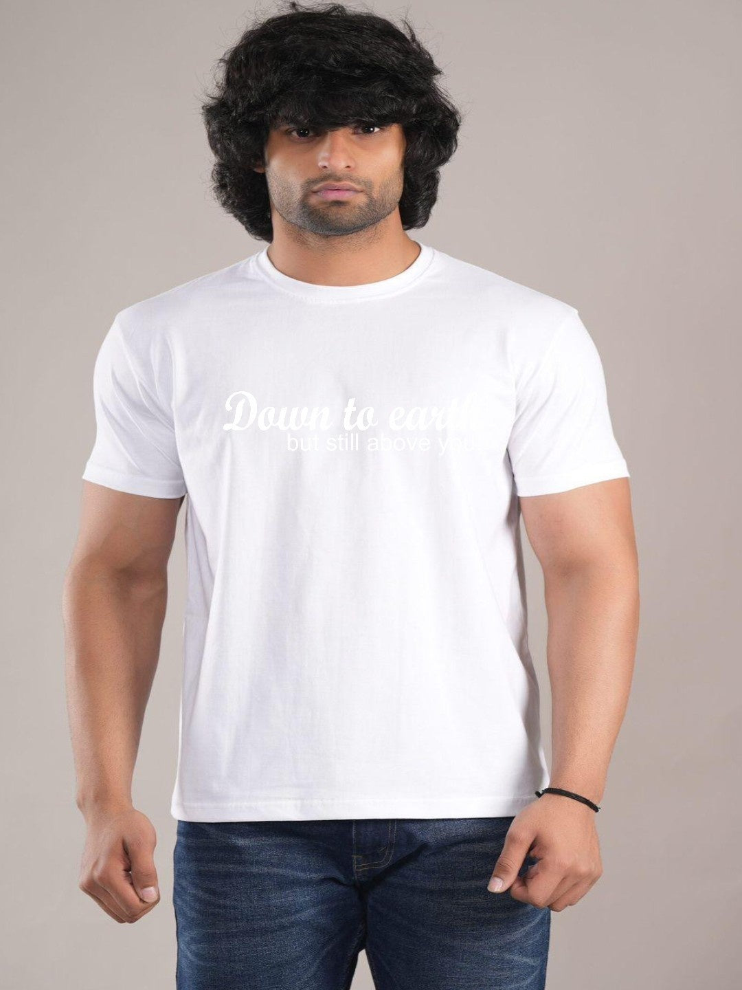 HESHA DOWN TO EARTH MENS PRINTED TSHIRT