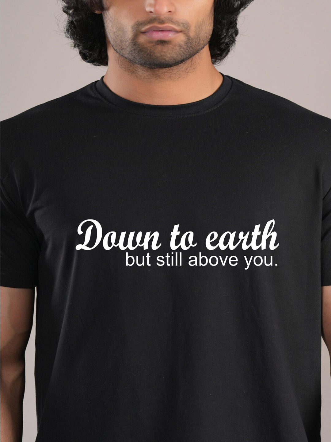 HESHA DOWN TO EARTH MENS PRINTED TSHIRT