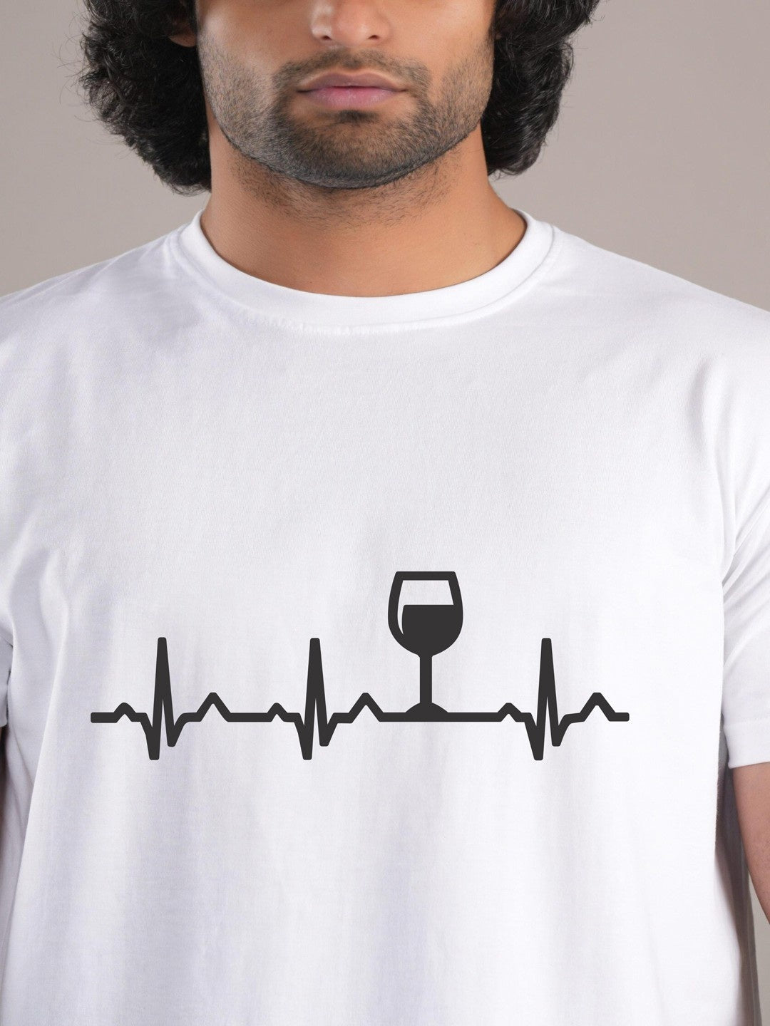 HESHA GLASS RHYTHM MENS PRINTED TSHIRT