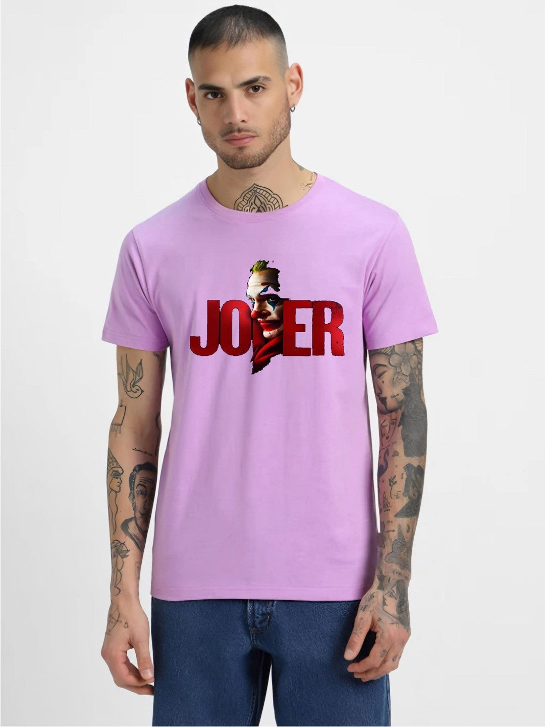HESHA JOKER MENS PRINTED TSHIRT