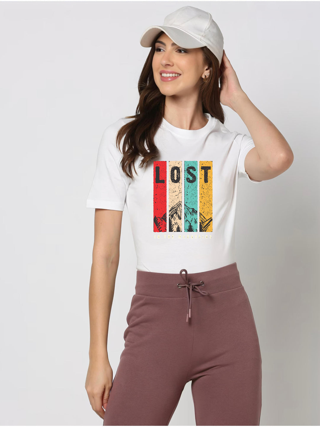 HESHA LOST WOMEN REGULAR PRINTED TSHIRT
