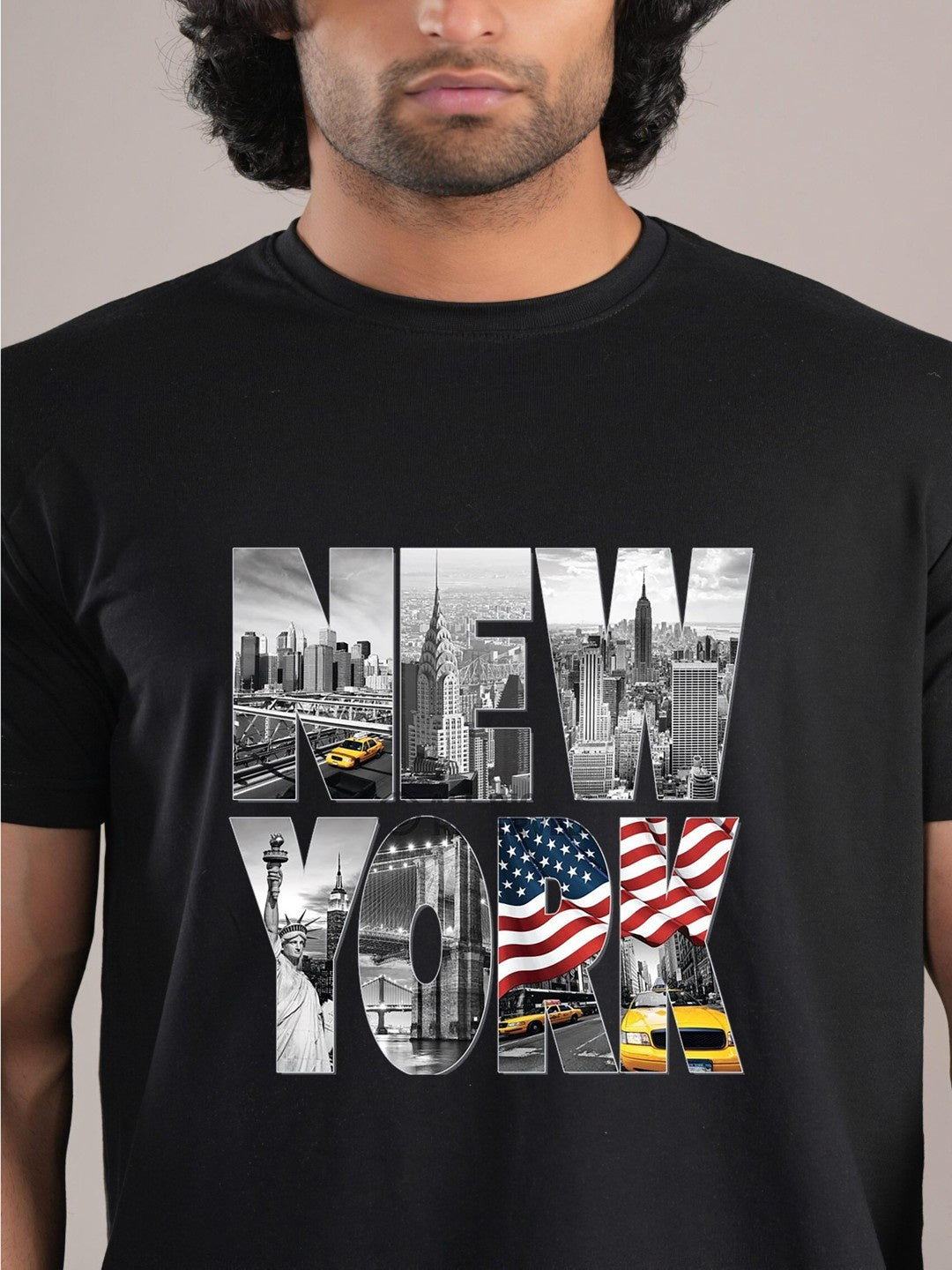 HESHA NEW YORK MENS PRINTED TSHIRT