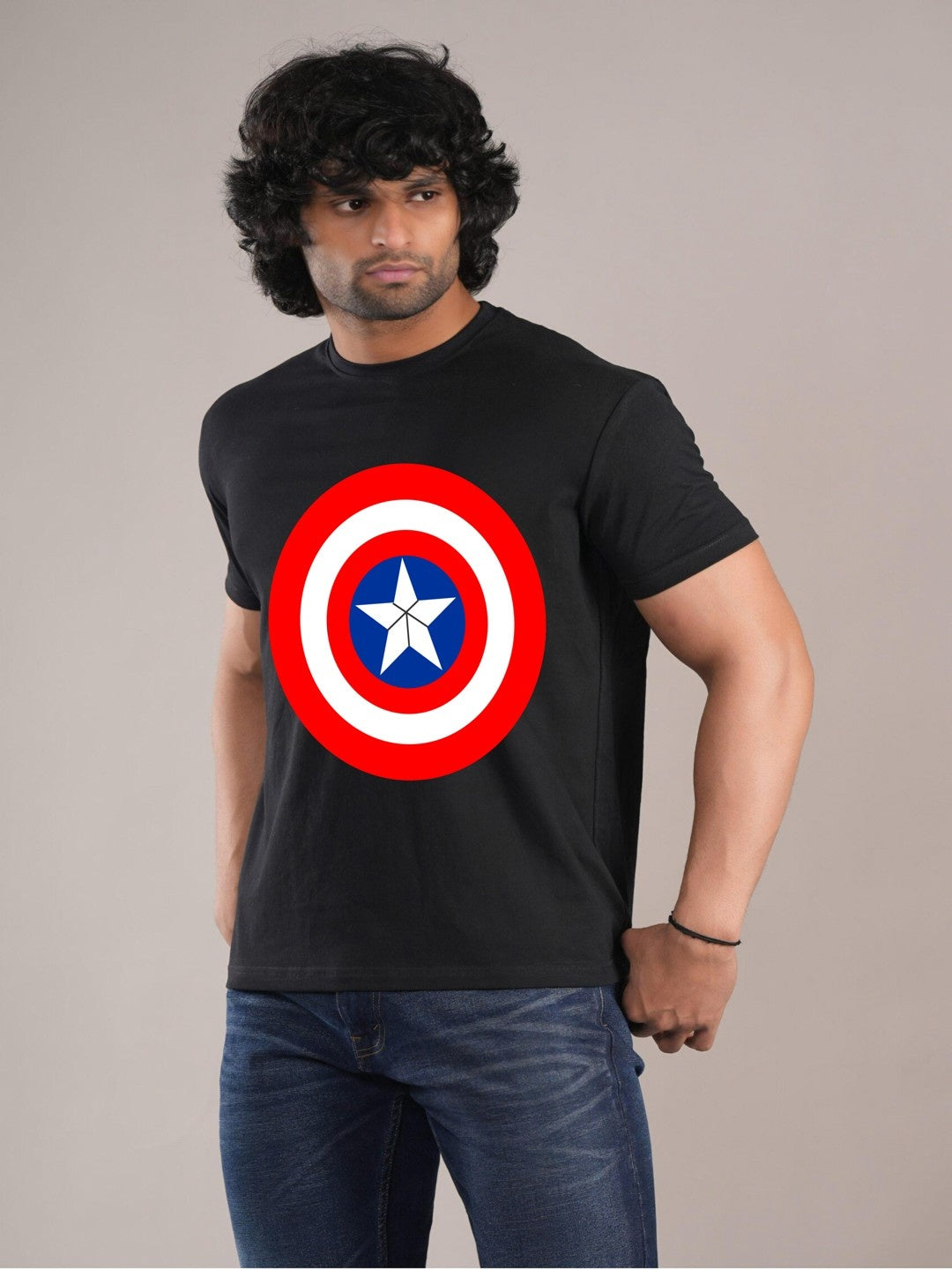 HESHA SHIELD MENS PRINTED TSHIRT