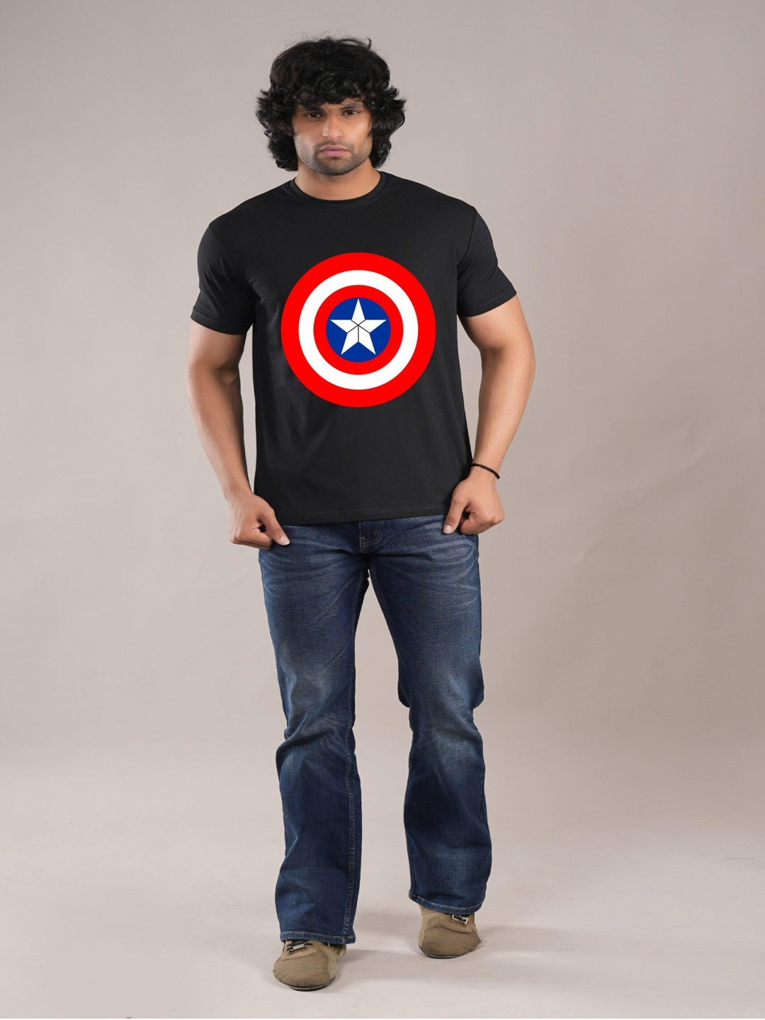 HESHA SHIELD MENS PRINTED TSHIRT