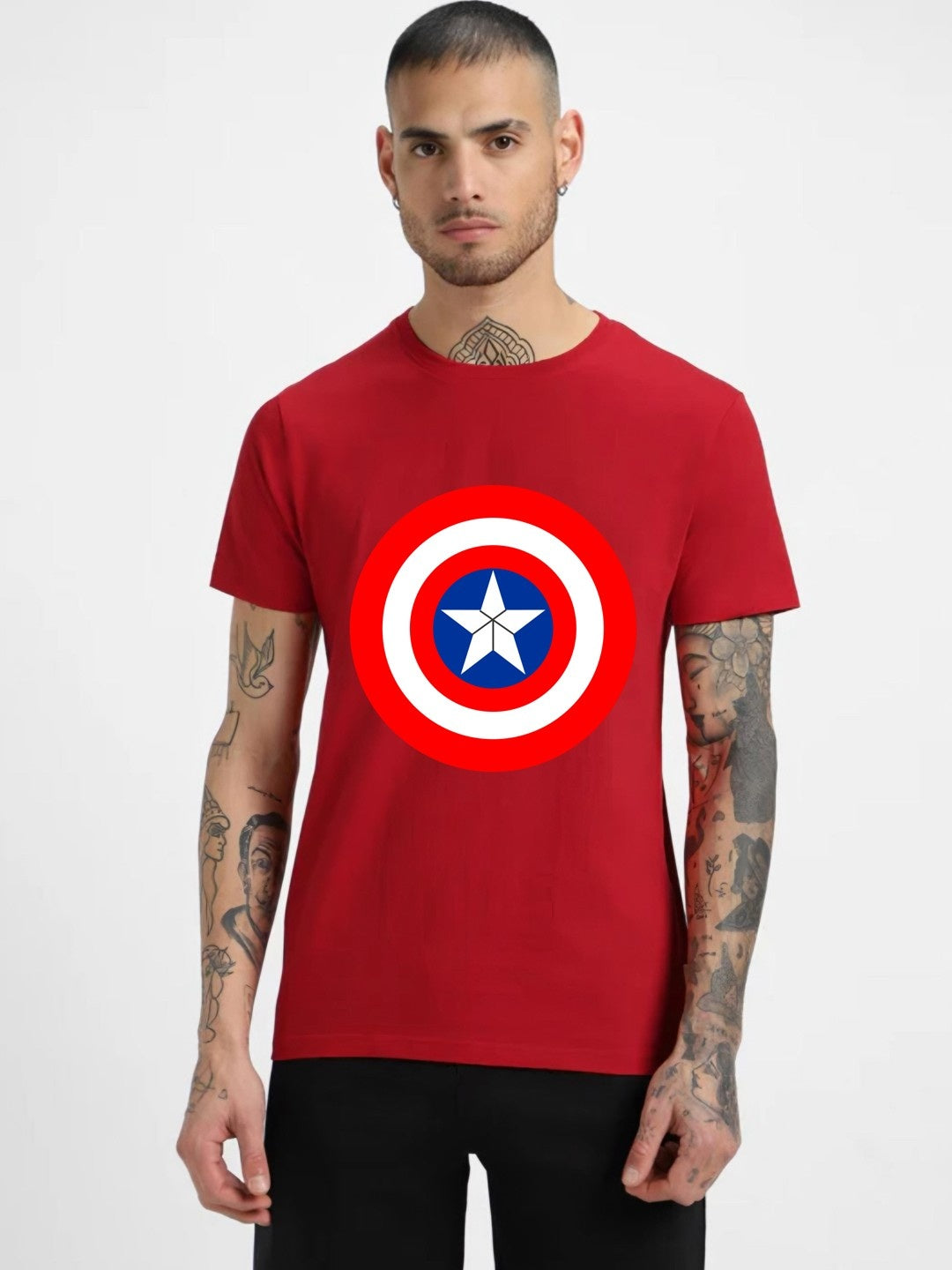 HESHA SHIELD MENS PRINTED TSHIRT