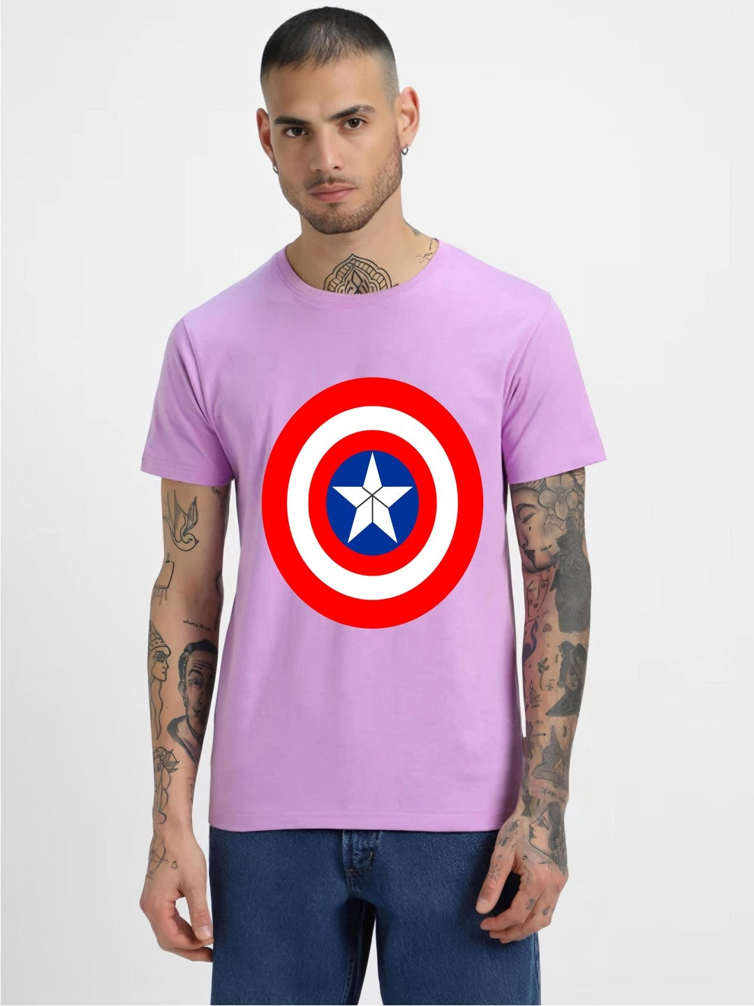 HESHA SHIELD MENS PRINTED TSHIRT