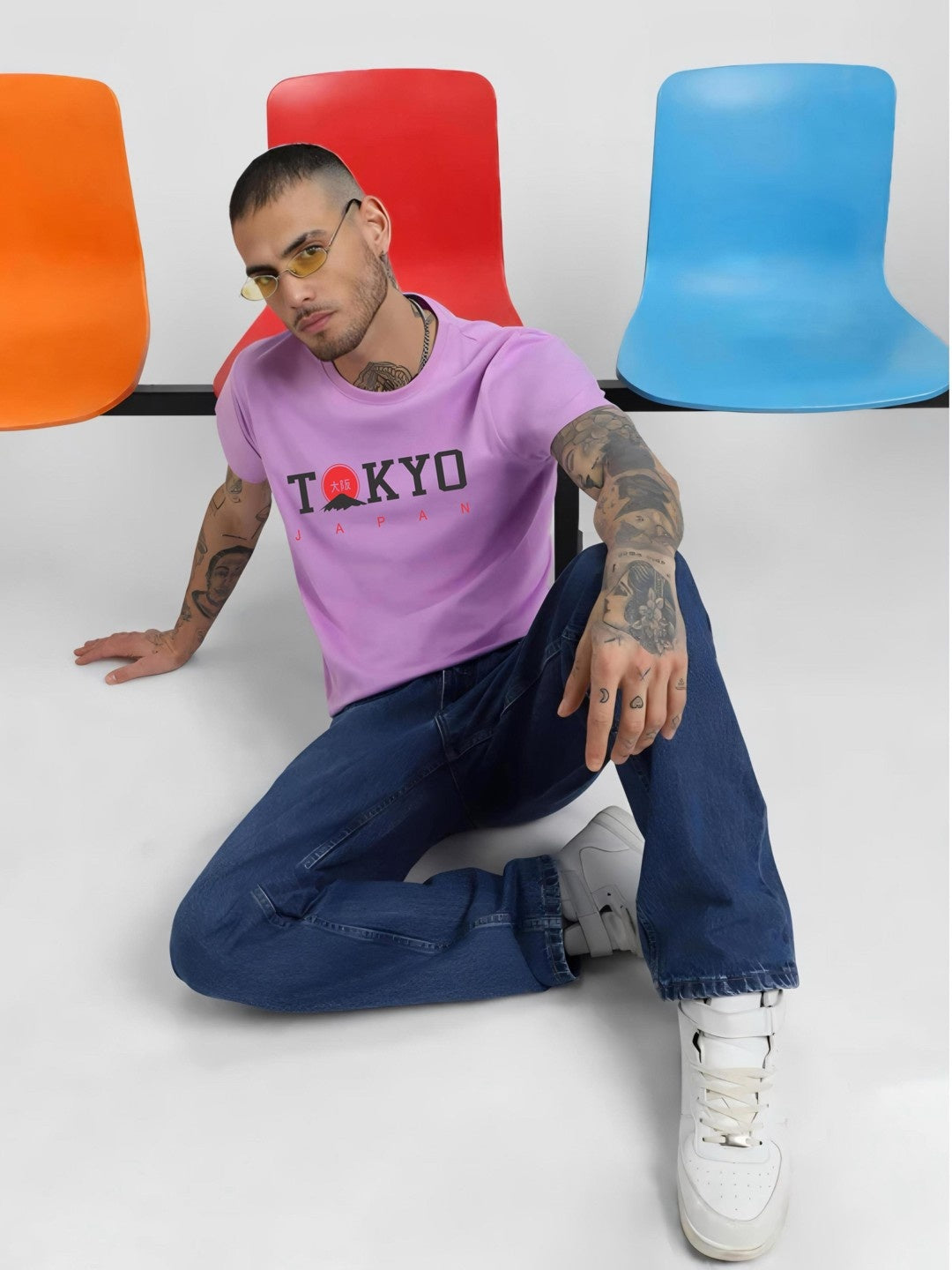 HESHA TOKYO MENS PRINTED TSHIRT