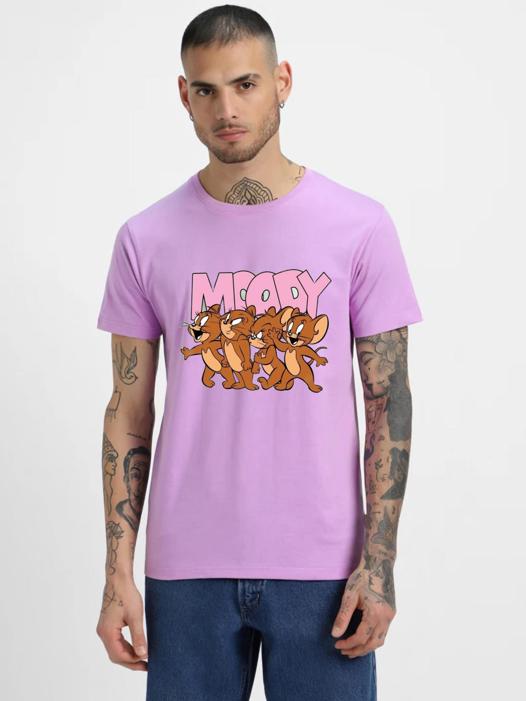 HESHA MOODY MENS REGULAR PRINTED TSHIRT