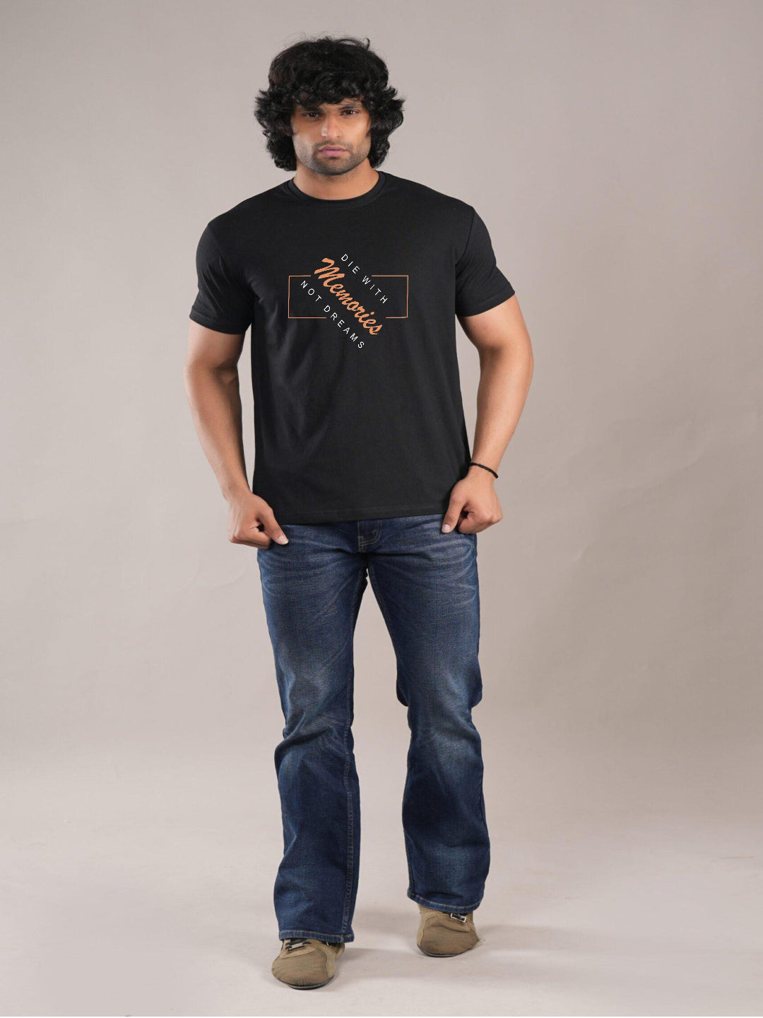 HESHA MEMORIES MENS REGULAR PRINTED TSHIRT