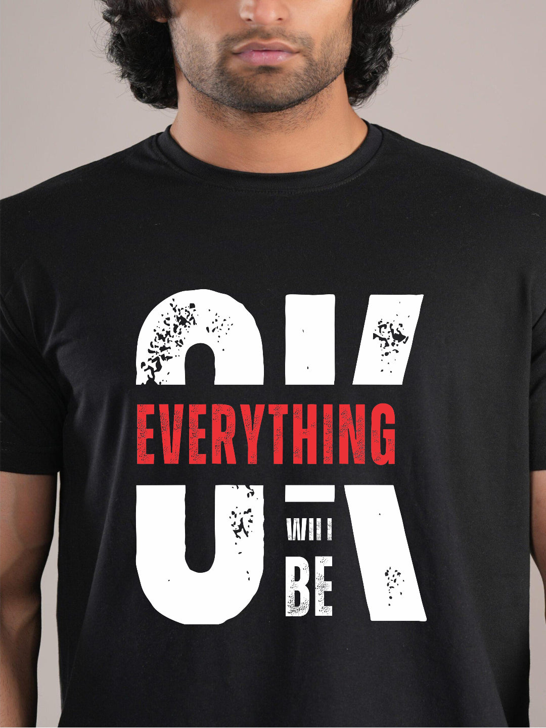 HESHA OK MENS REGULAR PRINTED TSHIRT