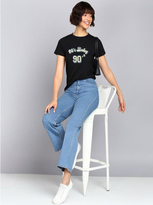 HESHA 90'S BABY WOMEN REGULAR PRINTED TSHIRT