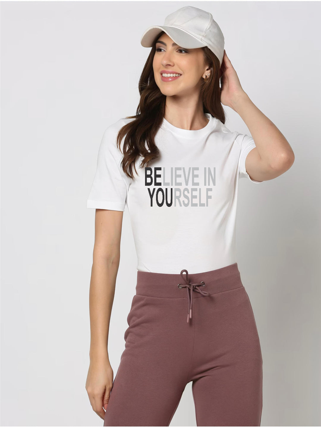 HESHA BE YOURSELF REGULAR PRINTED TSHIRT