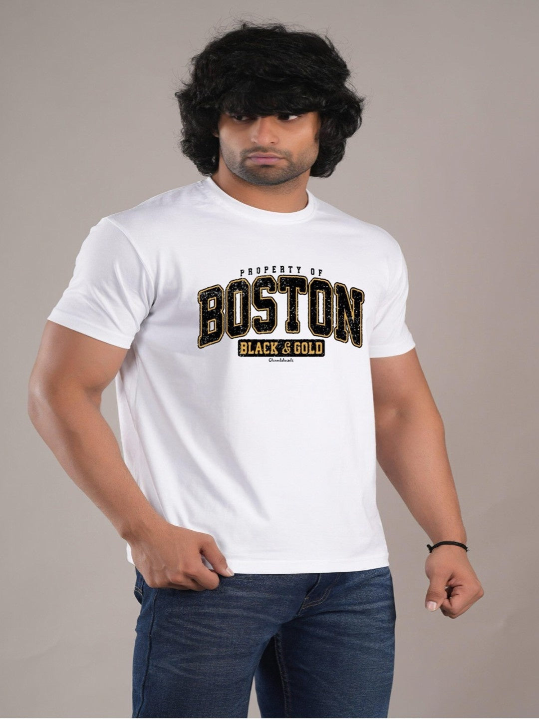 HESHA BOSTON MENS PRINTED TSHIRT