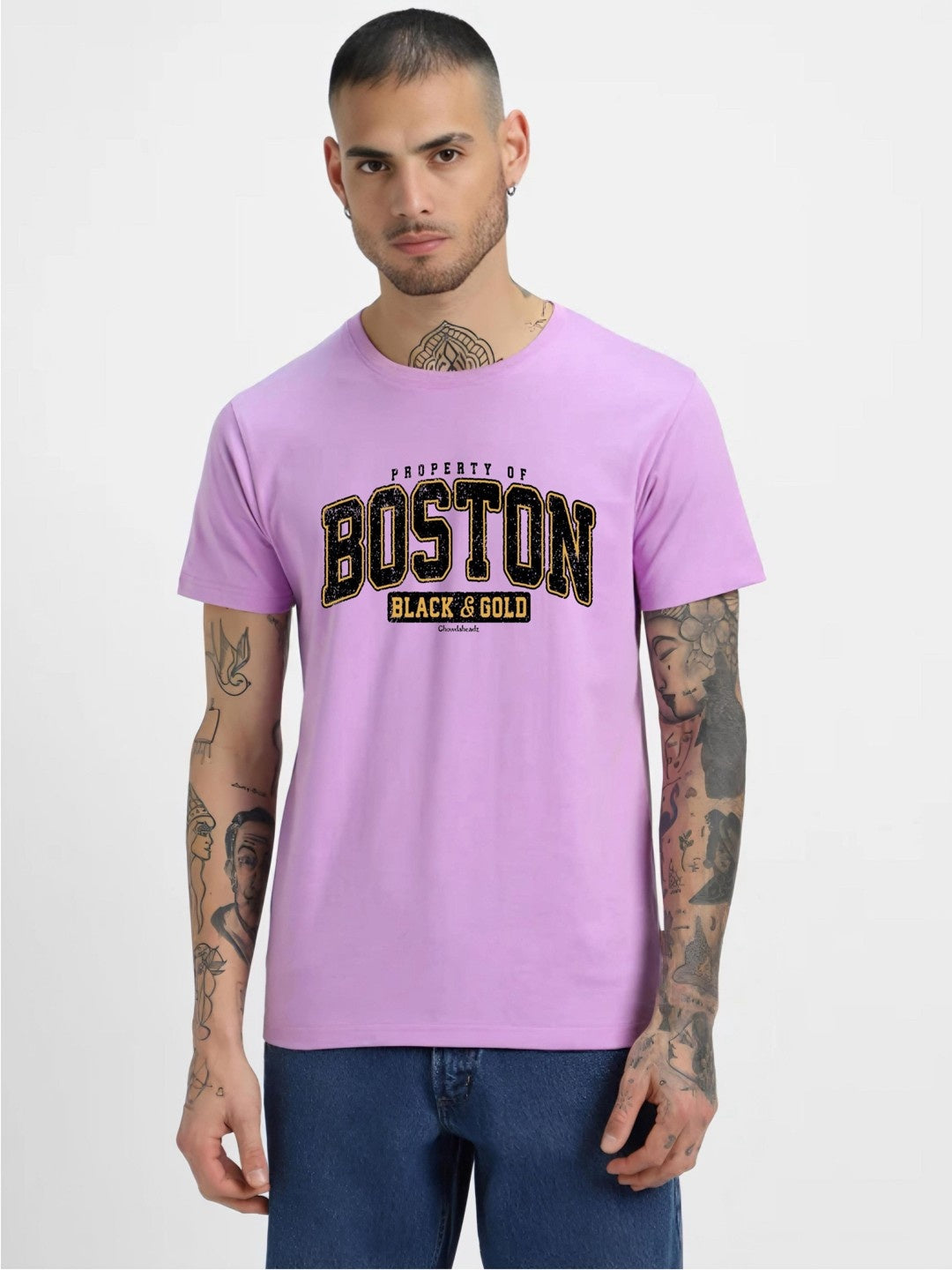 HESHA BOSTON MENS PRINTED TSHIRT
