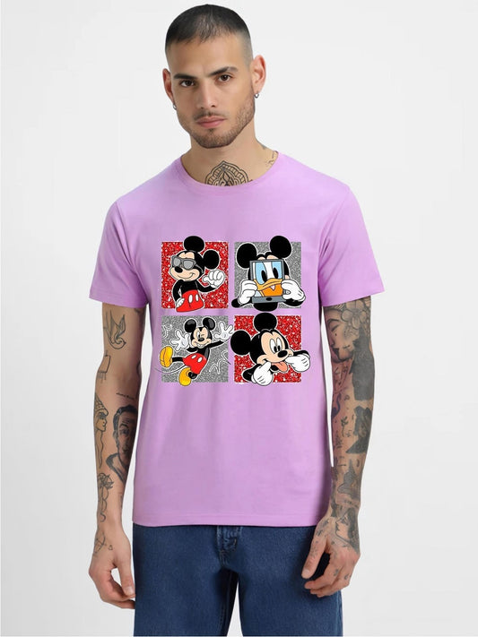 HESHA CACH MICKEY MOOD MENS PRINTED TSHIRT