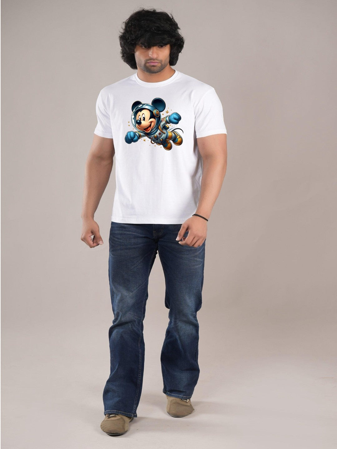 HESHA CHROME MICKEY MENS PRINTED TSHIRT