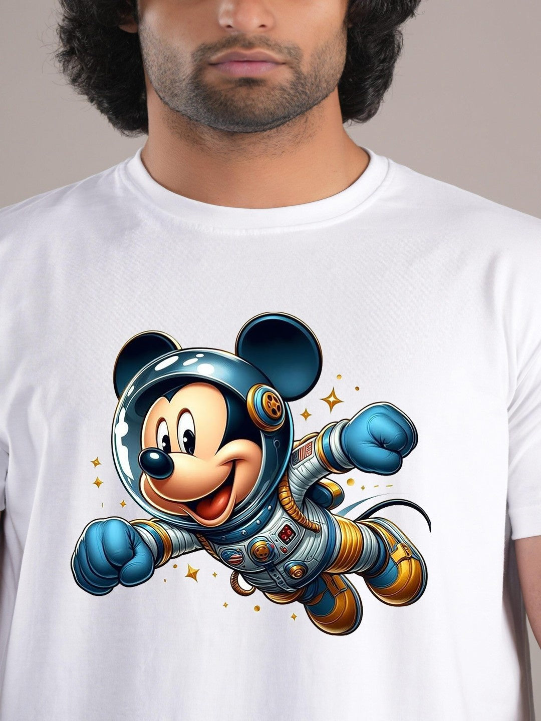 HESHA CHROME MICKEY MENS PRINTED TSHIRT