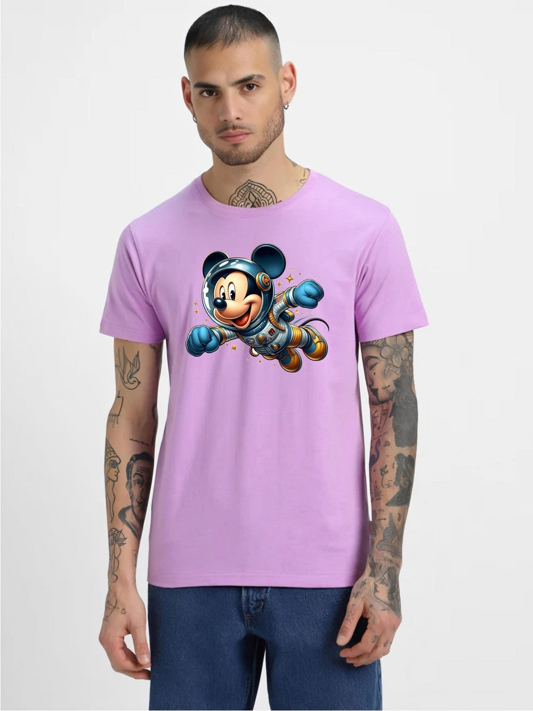 HESHA CHROME MICKEY MENS PRINTED TSHIRT