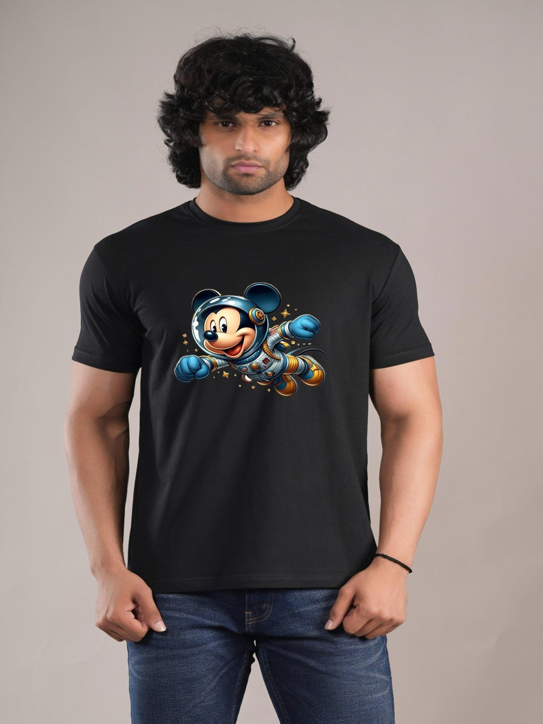 HESHA CHROME MICKEY MENS PRINTED TSHIRT