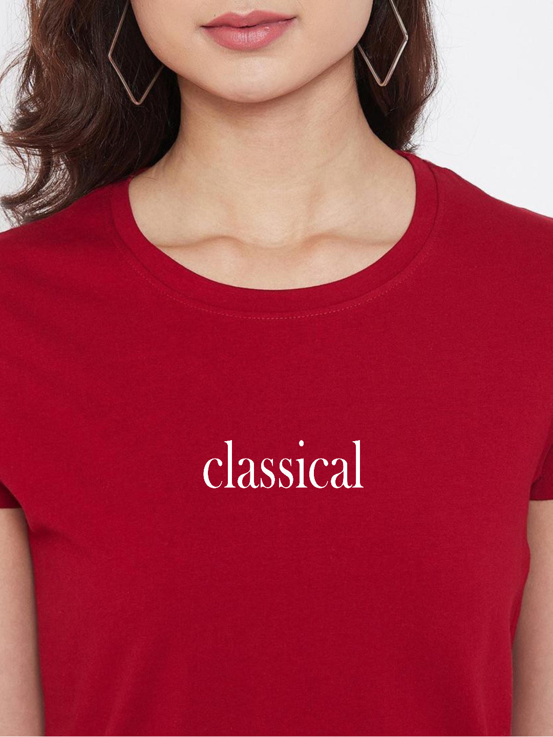 HESHA CLASICAL WOMEN REGULAR PRINTED TSHIRT