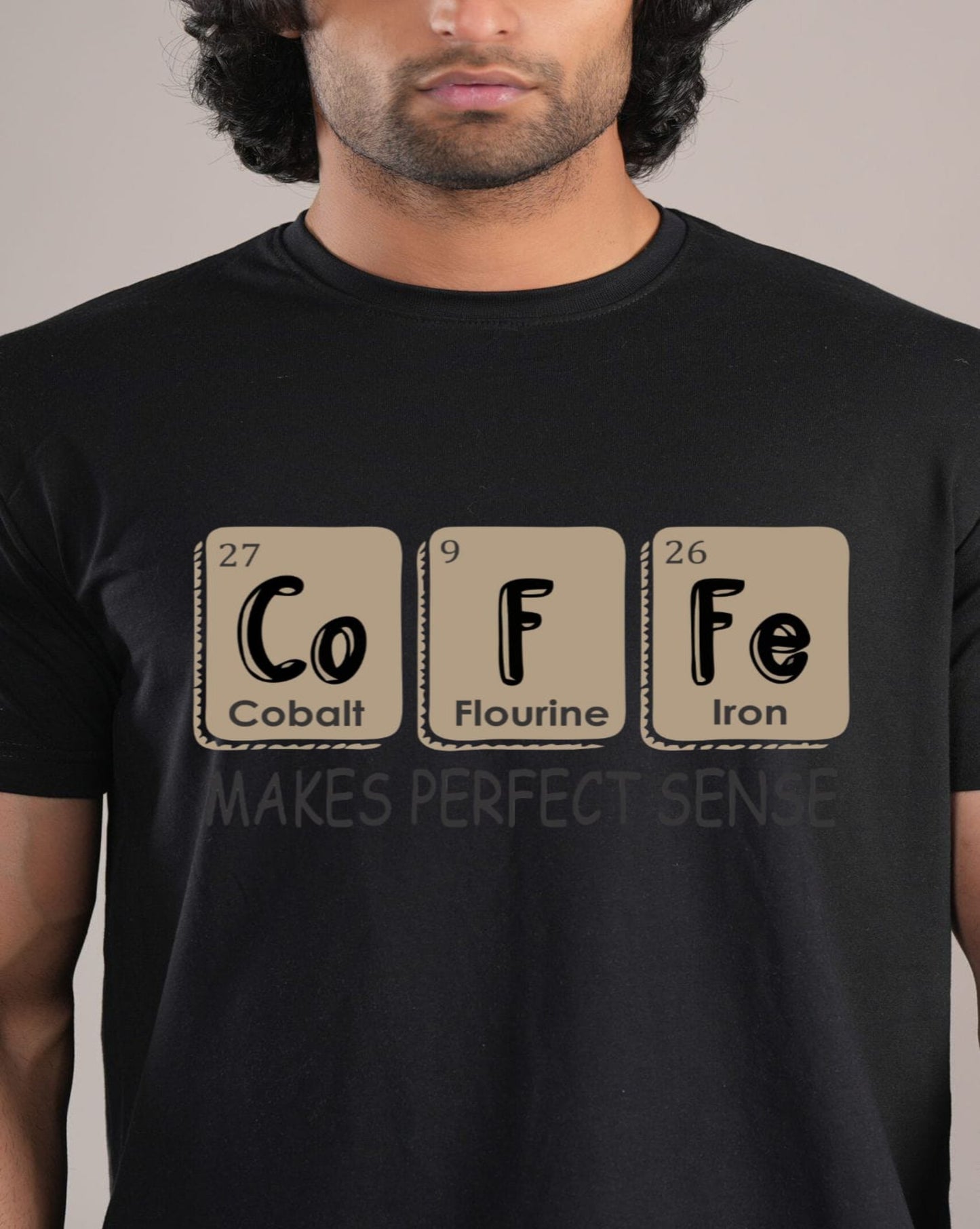 HESHA COFFE MENS REGULAR PRINTED TSHIRT
