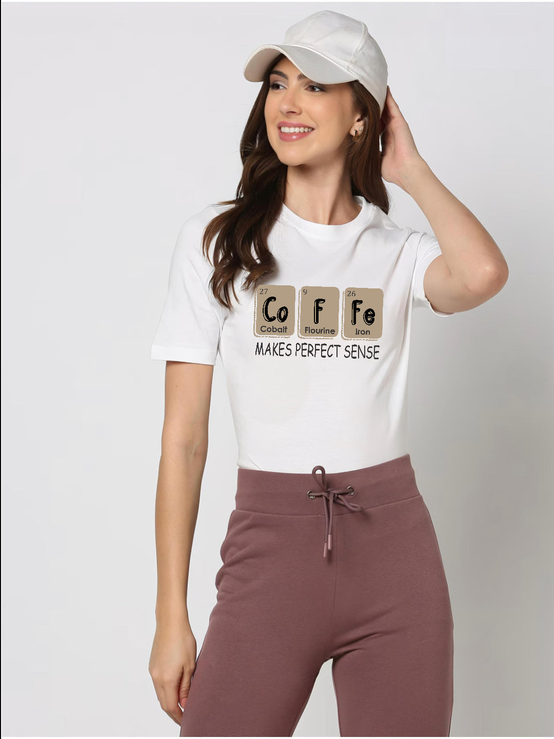 HESHA COFFE WOMEN REGULAR PRINTED TSHIRT