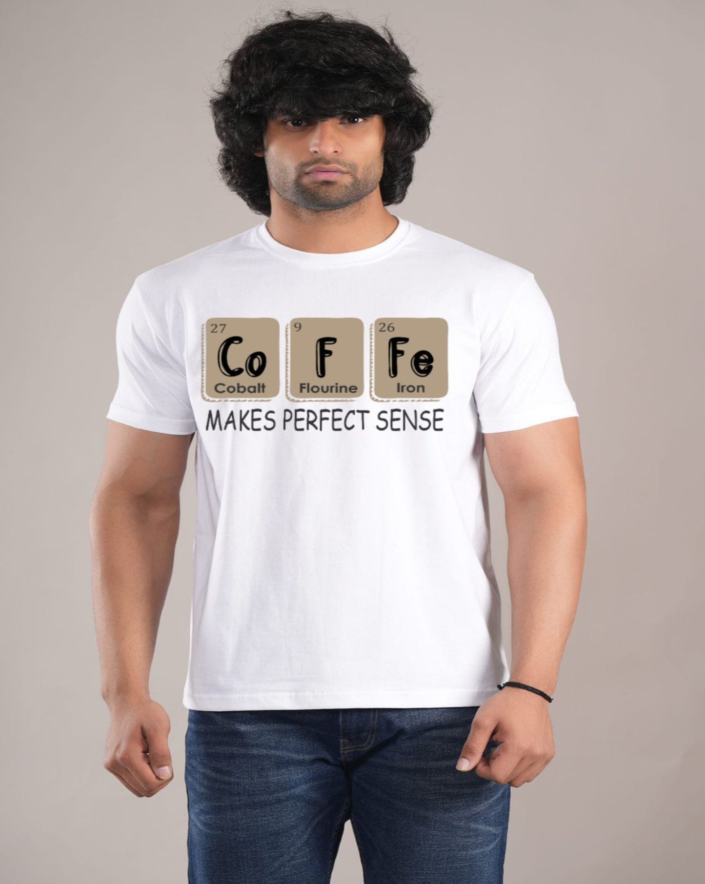HESHA COFFE MENS REGULAR PRINTED TSHIRT