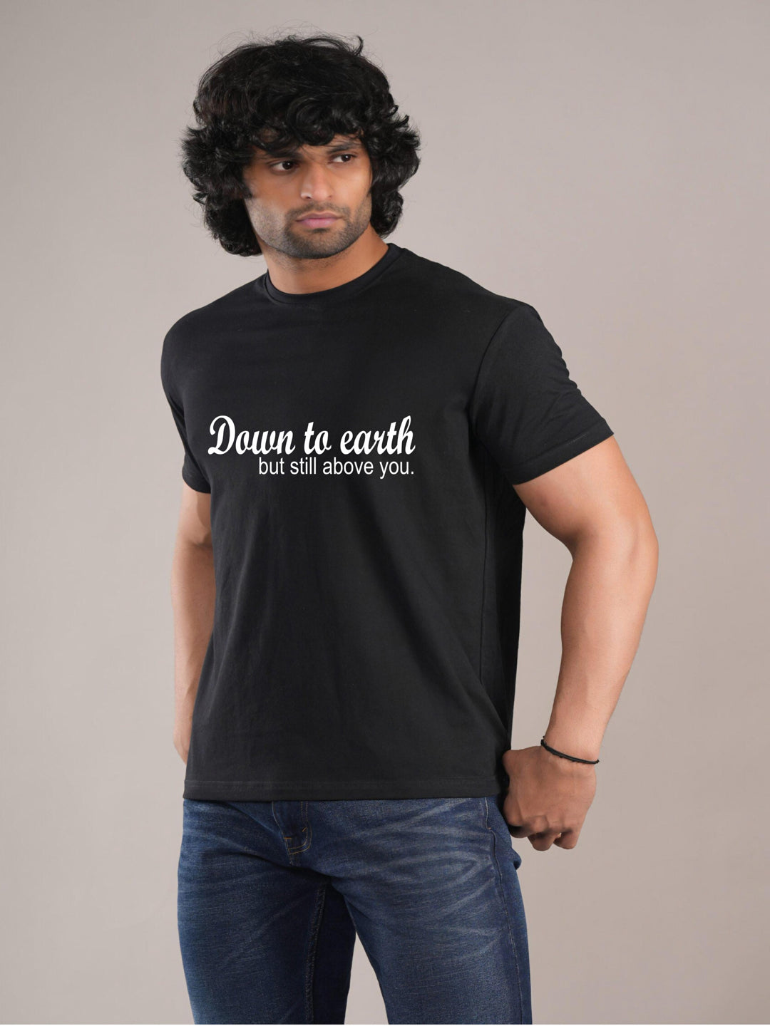 HESHA DOWN TO EARTH MENS PRINTED TSHIRT
