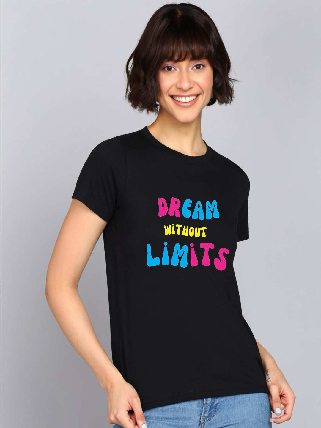 HESHA DREAM WITHOUT LIMITS REGULAR PRINTED TSHIRT