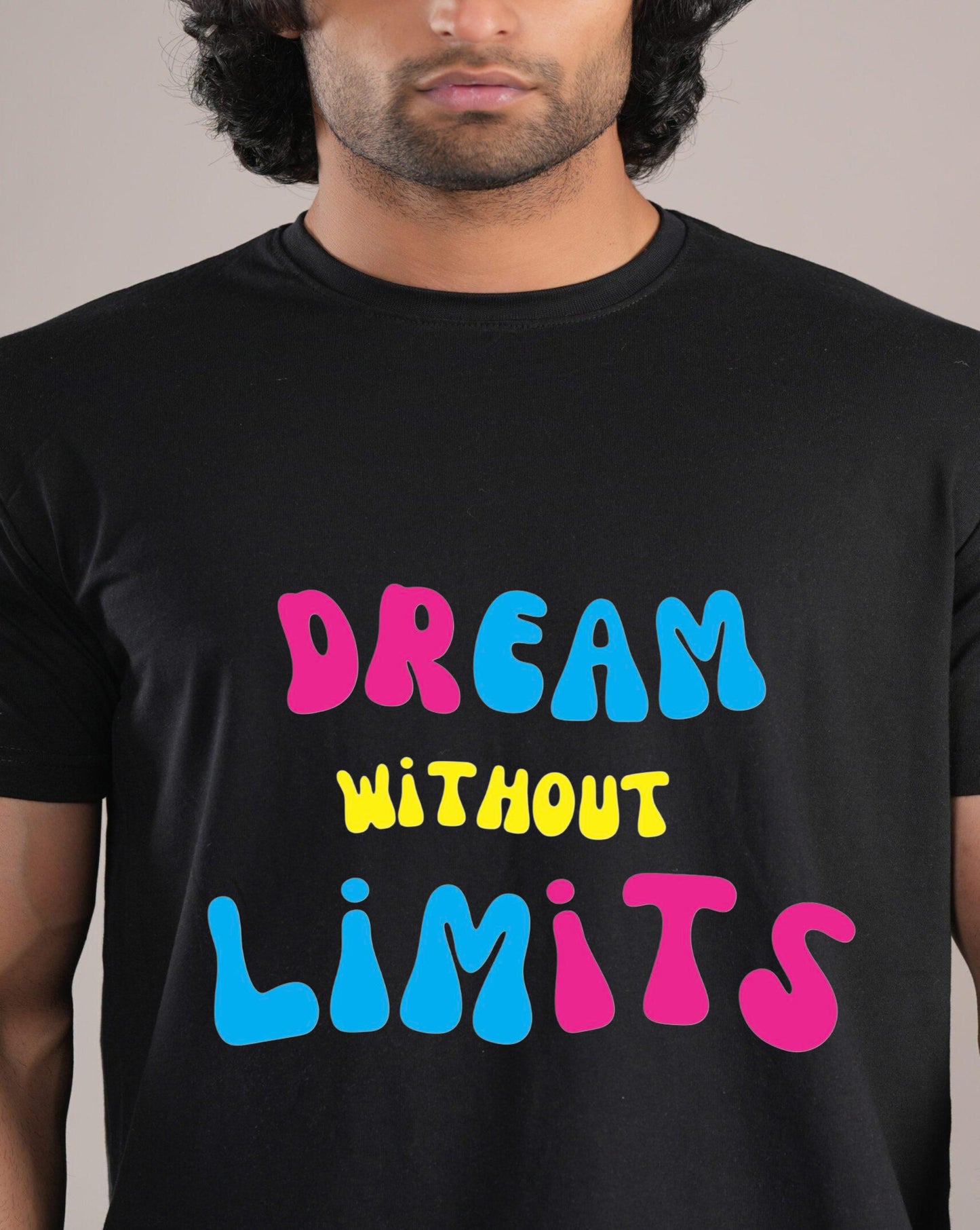 HESHA DREAM WITHOUT LIMITS MENS REGULAR PRINTED TSHIRT