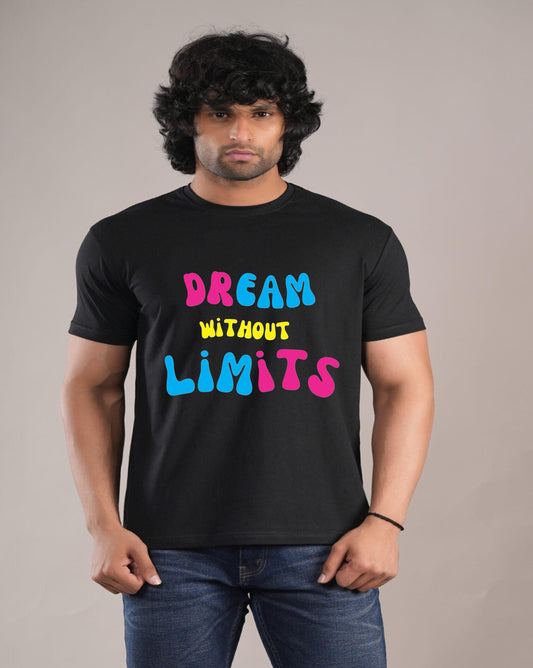 HESHA DREAM WITHOUT LIMITS MENS REGULAR PRINTED TSHIRT