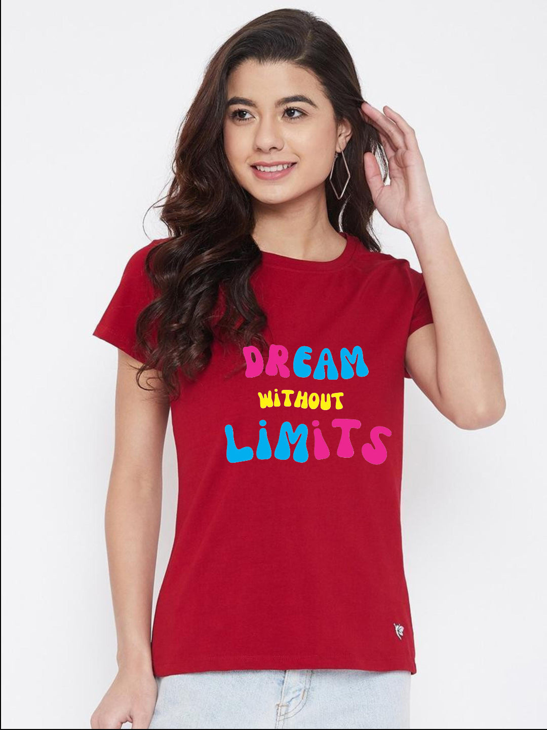 HESHA DREAM WITHOUT LIMITS REGULAR PRINTED TSHIRT