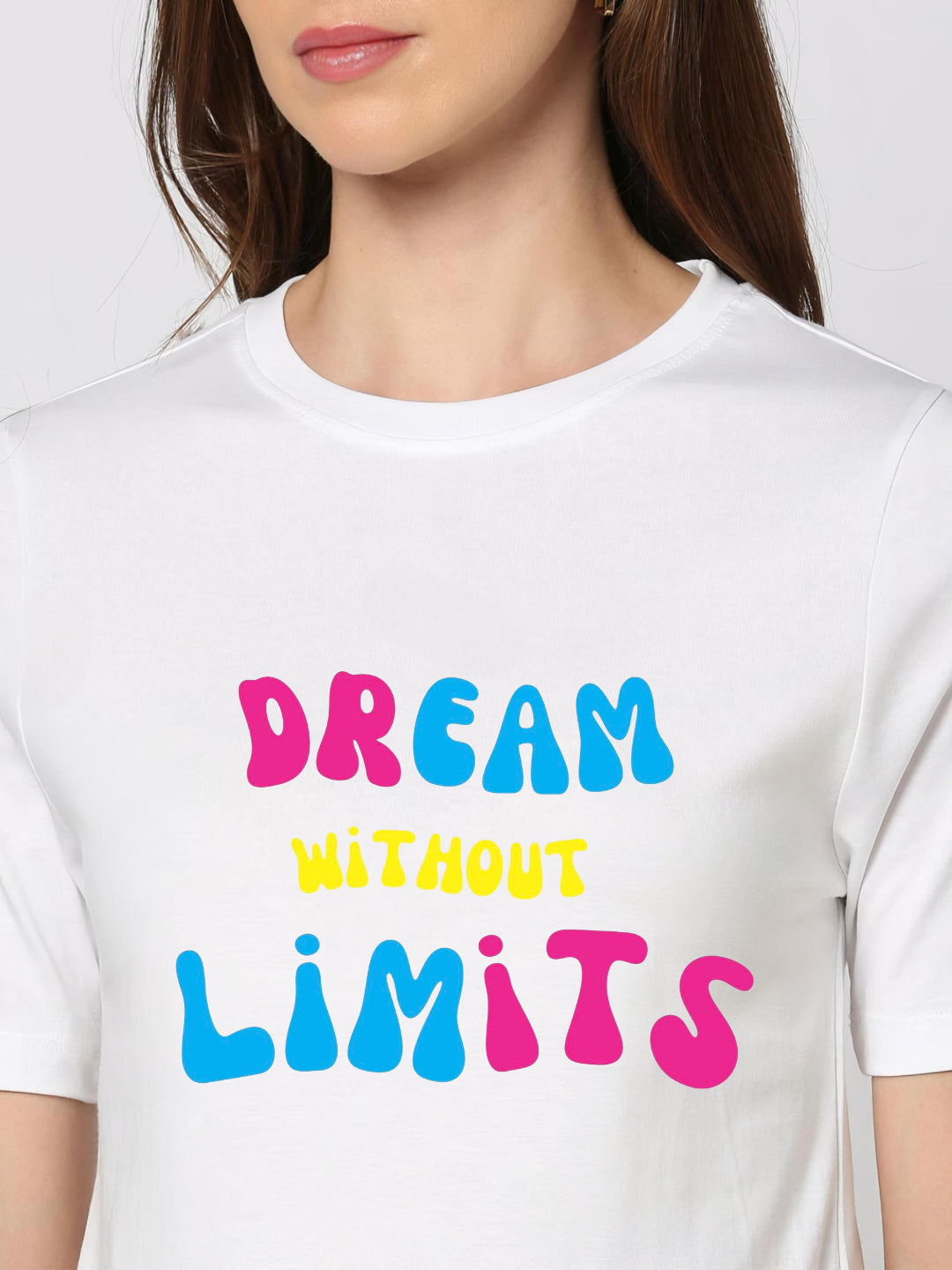 HESHA DREAM WITHOUT LIMITS REGULAR PRINTED TSHIRT