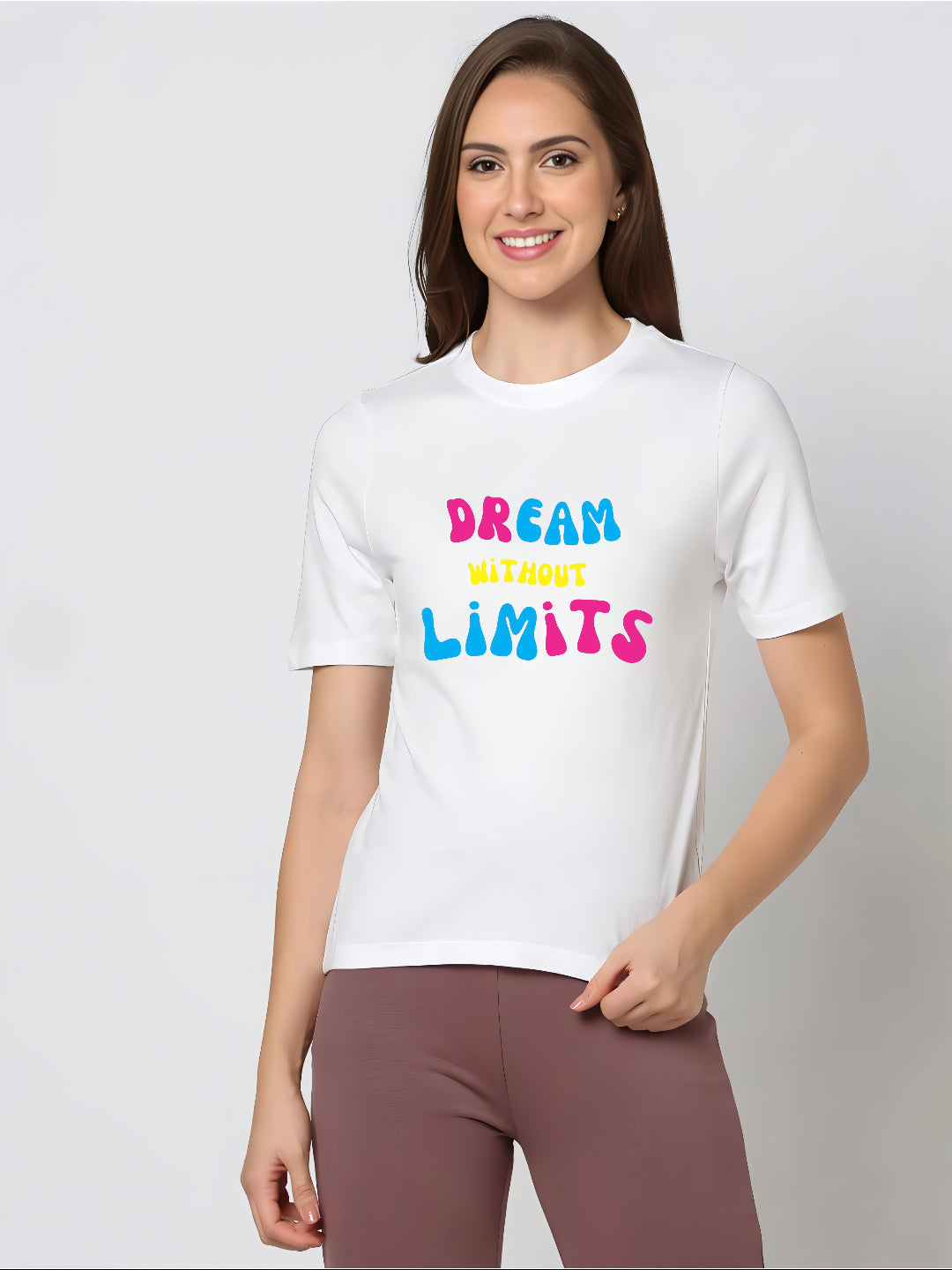 HESHA DREAM WITHOUT LIMITS REGULAR PRINTED TSHIRT