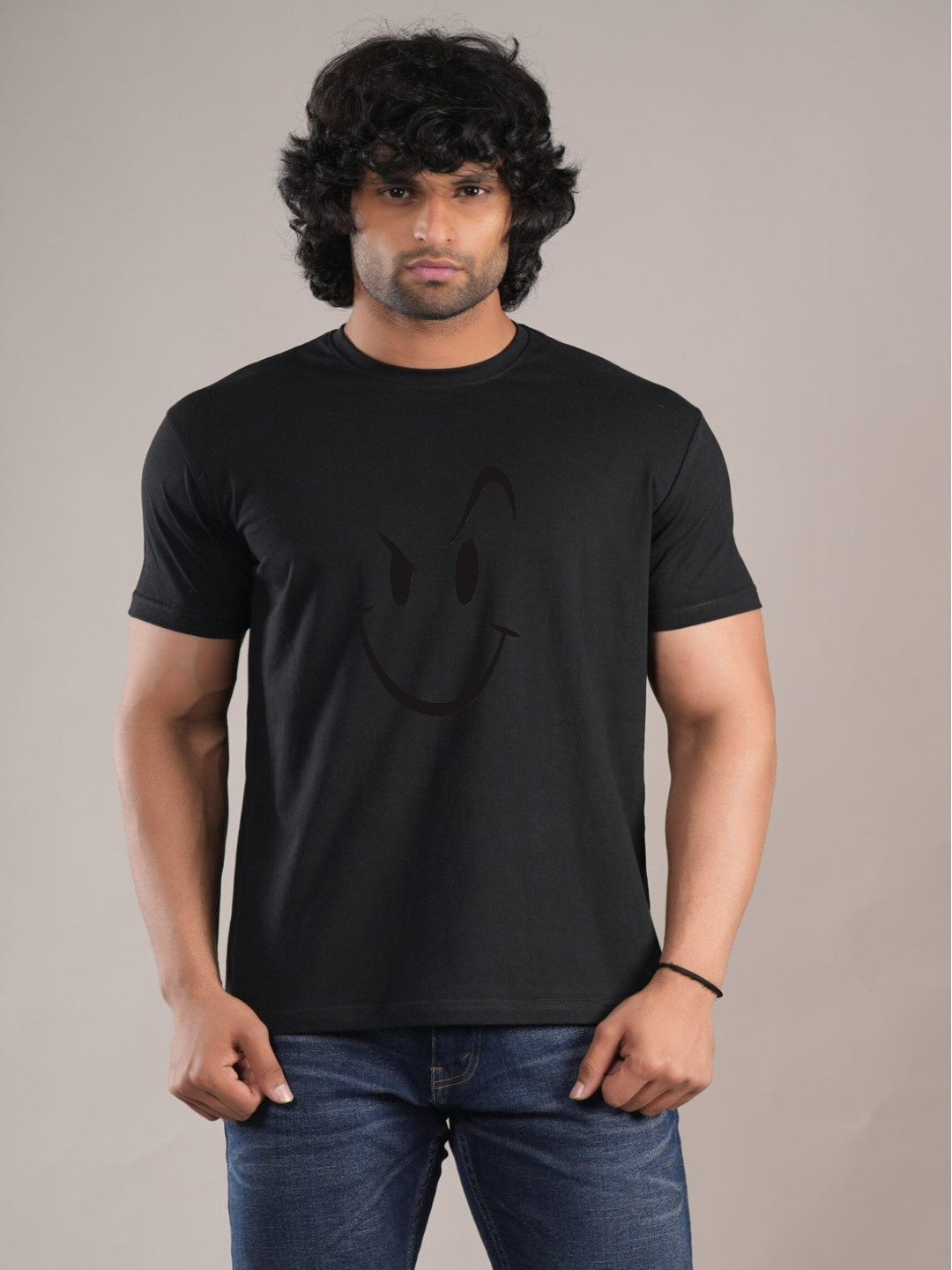 HESHA EMOJI FACE MENS PRINTED TSHIRT
