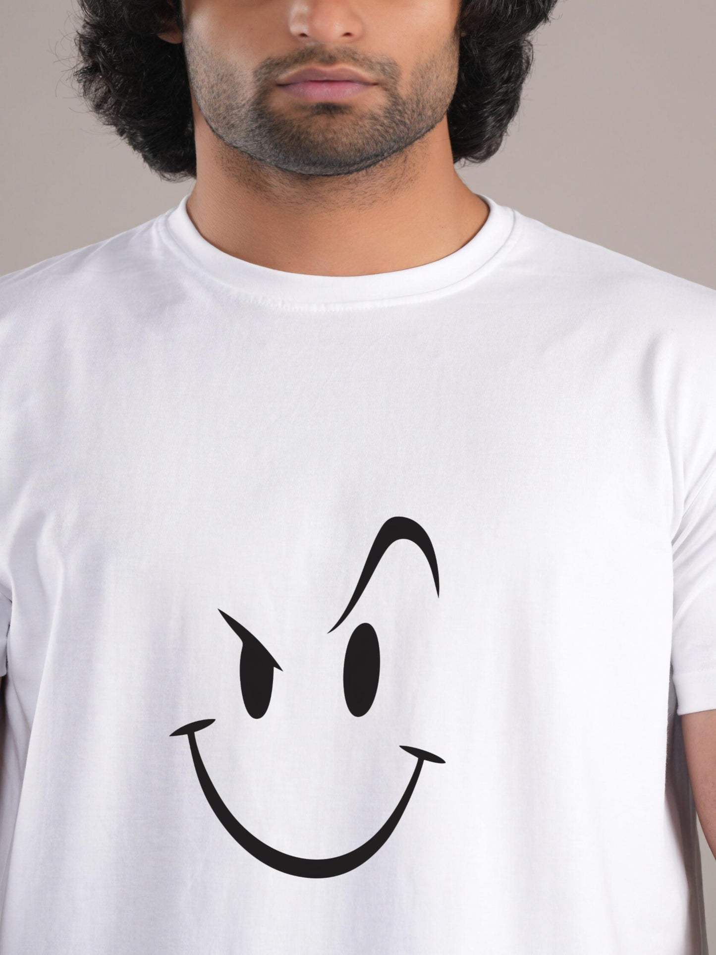 HESHA EMOJI FACE MENS PRINTED TSHIRT