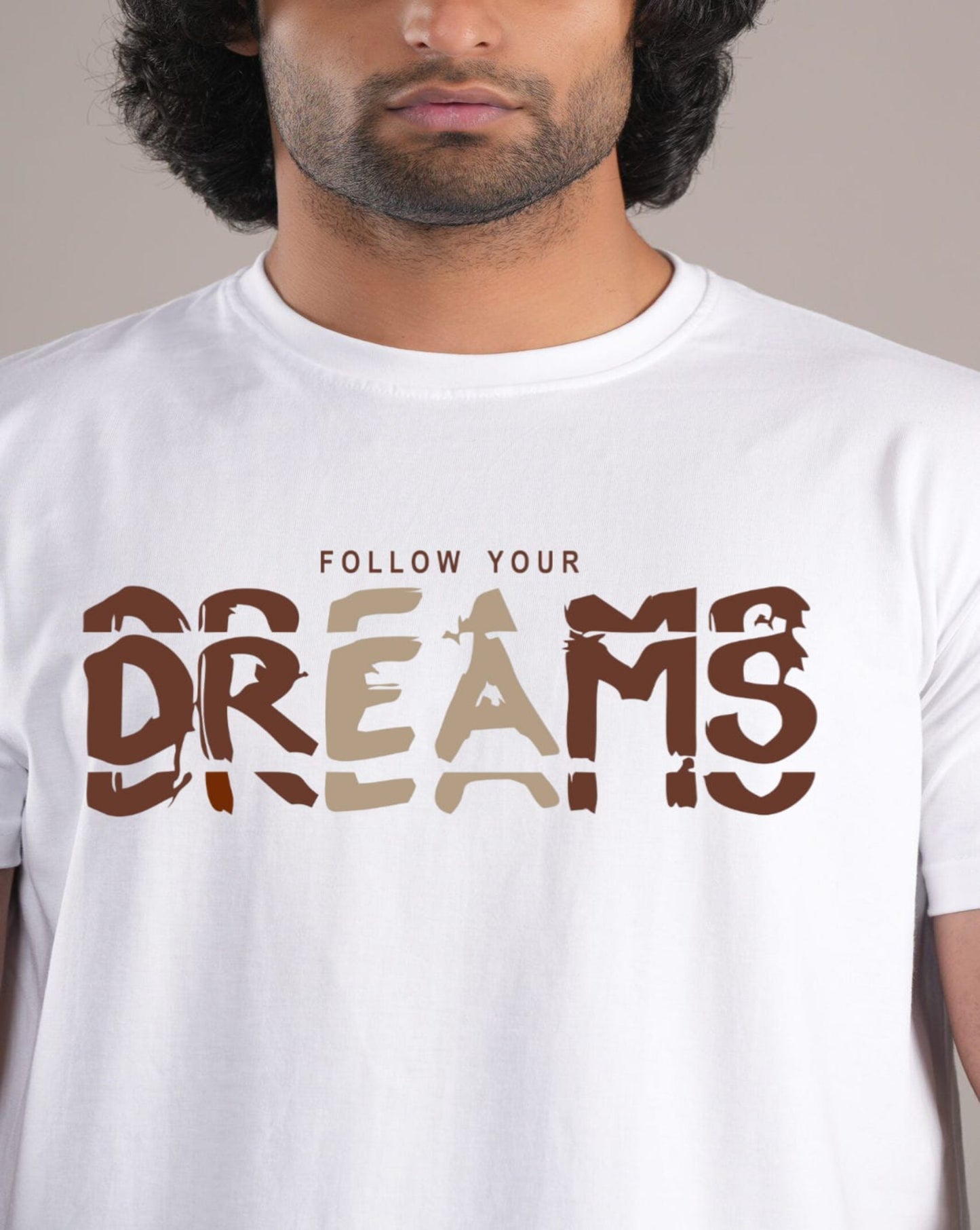 HESHA FOLLOW YOUR DREAMS MENS REGULAR PRINTED TSHIRT