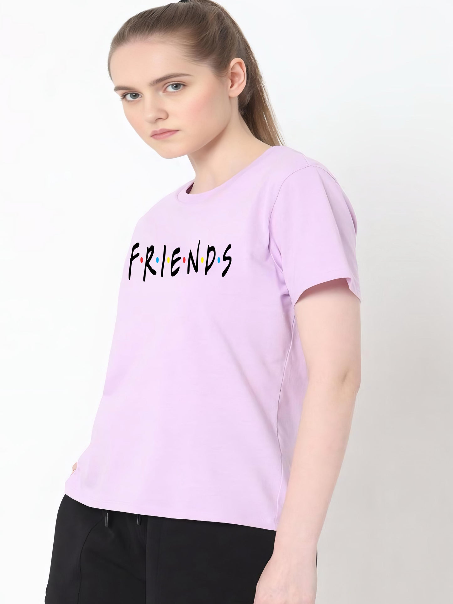 HESHA FRIENDS REGULAR PRINTED TSHIRT