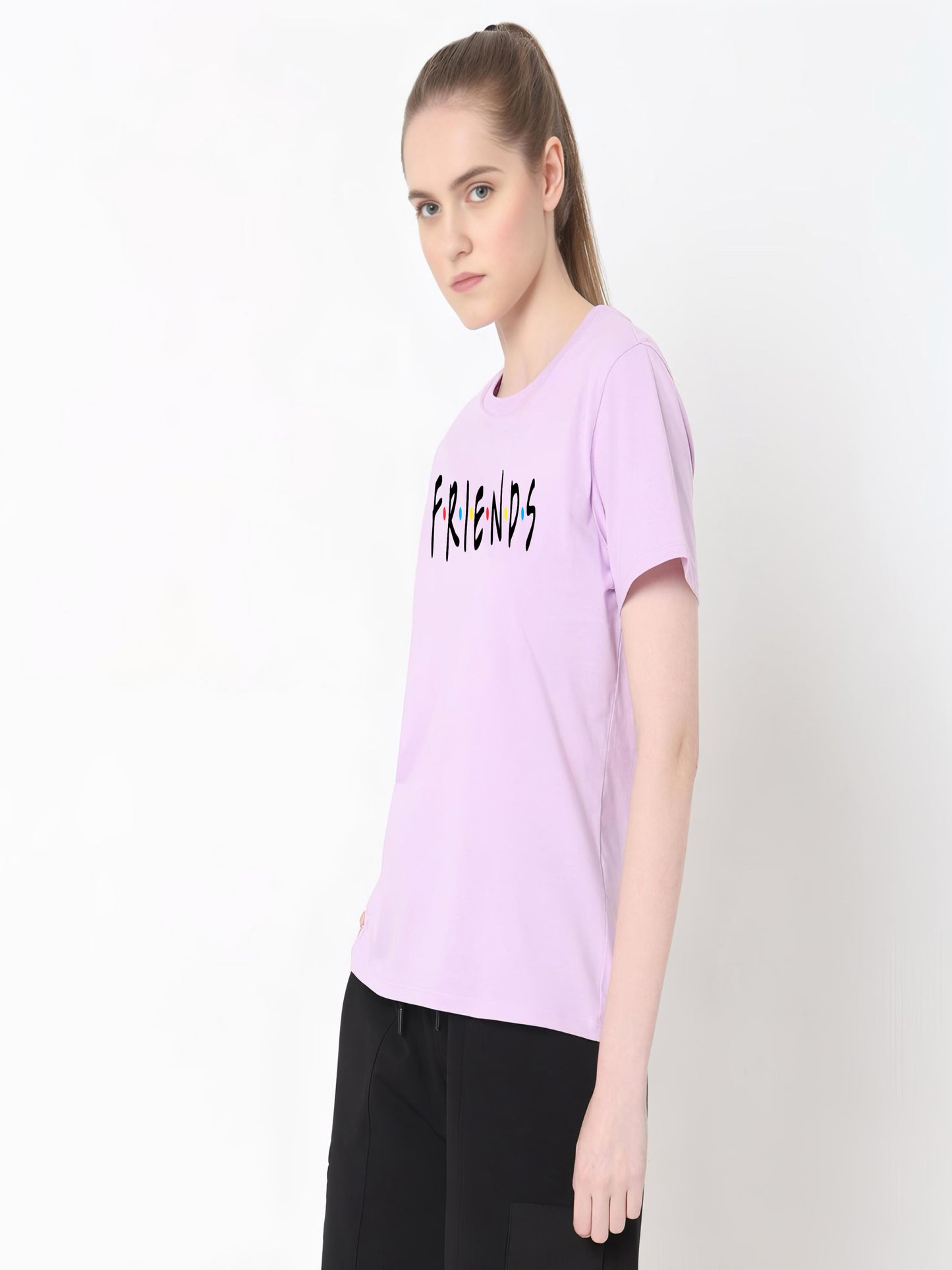 HESHA FRIENDS REGULAR PRINTED TSHIRT
