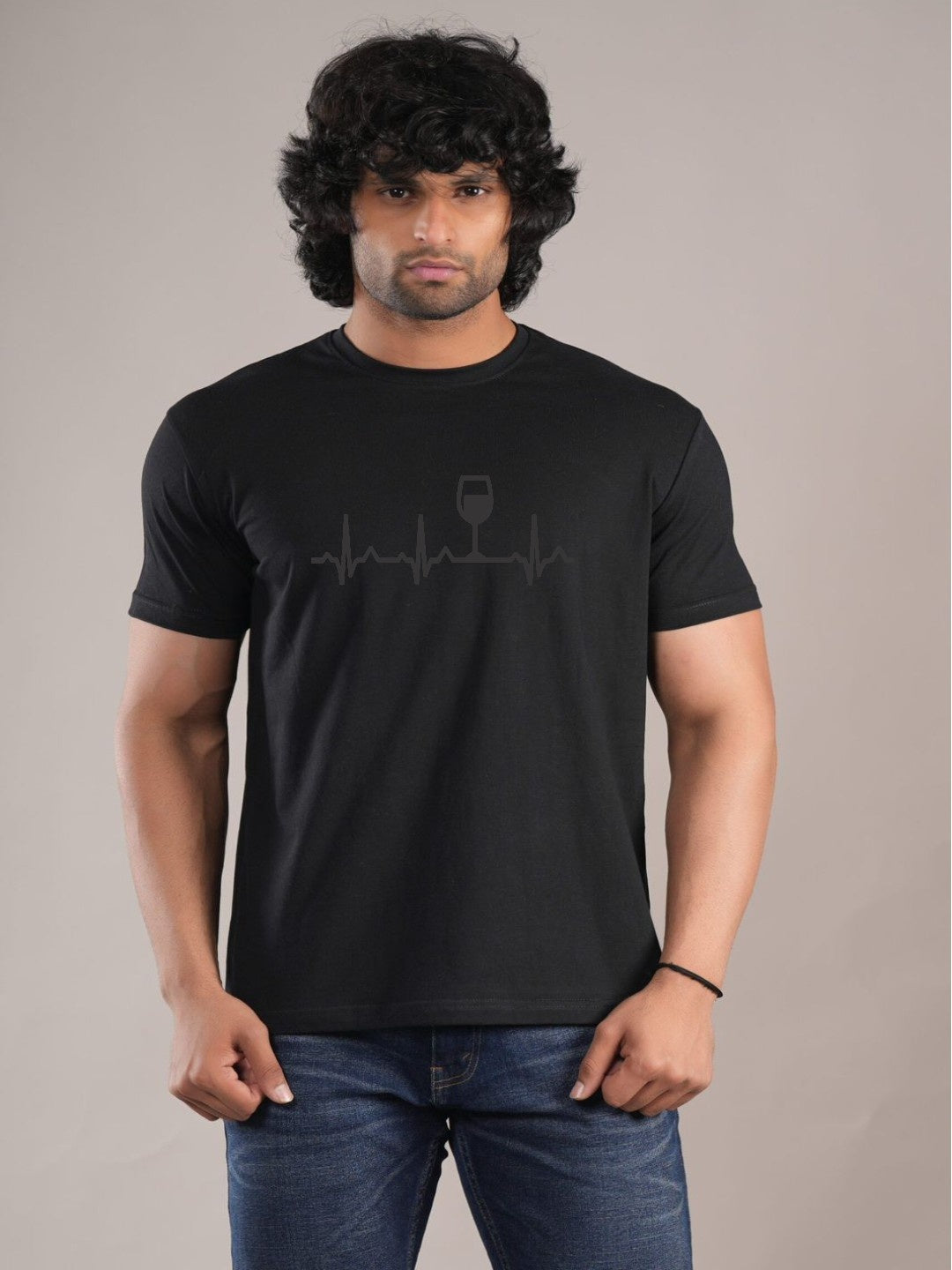 HESHA GLASS RHYTHM MENS PRINTED TSHIRT