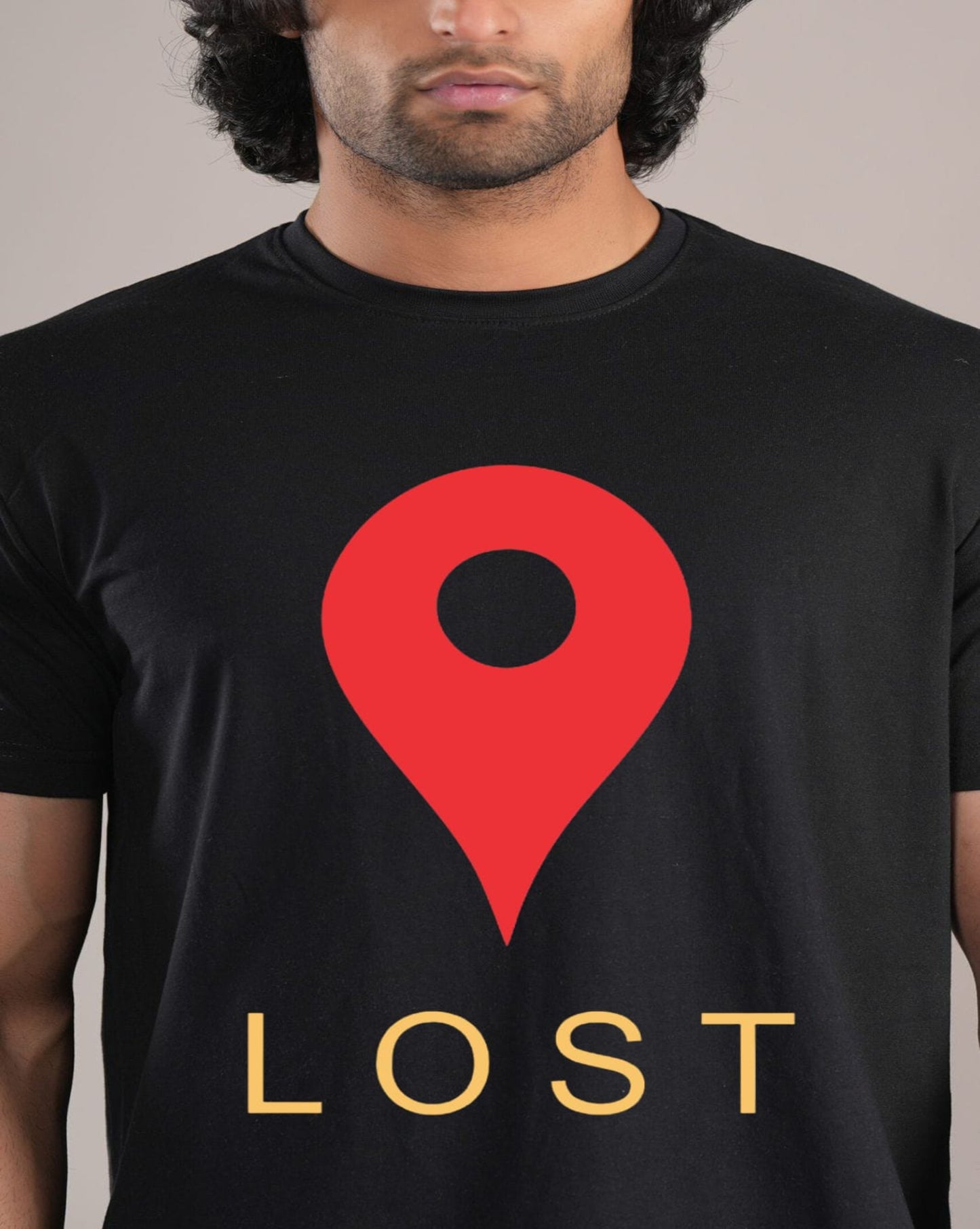 HESHA LOST MAP MENS REGULAR PRINTED TSHIRT