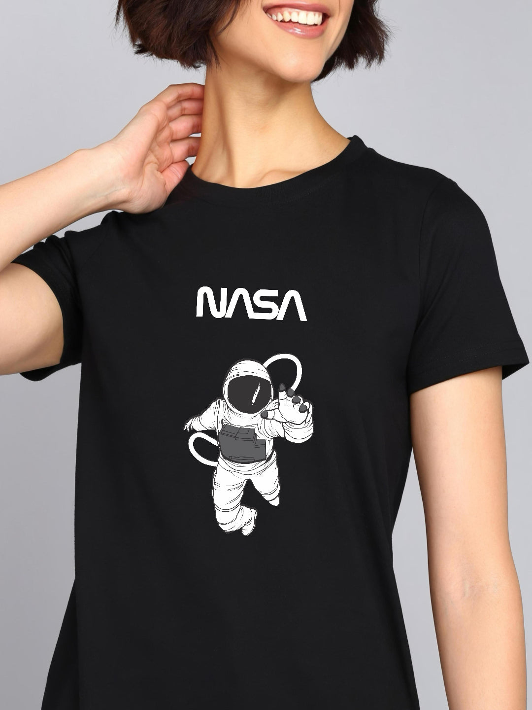 HESHA NASA REGULAR PRINTED TSHIRT