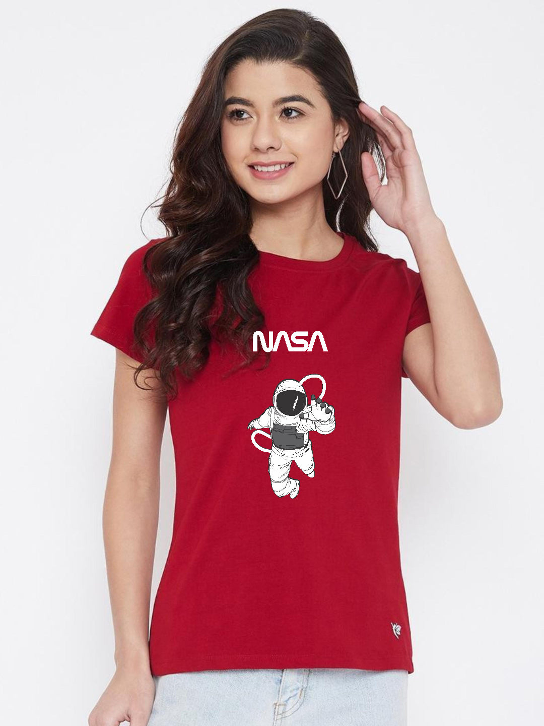HESHA NASA REGULAR PRINTED TSHIRT