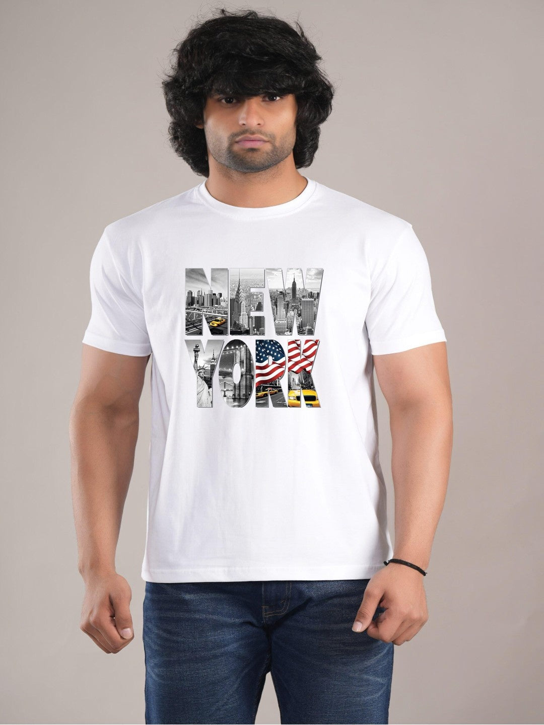 HESHA NEW YORK MENS PRINTED TSHIRT