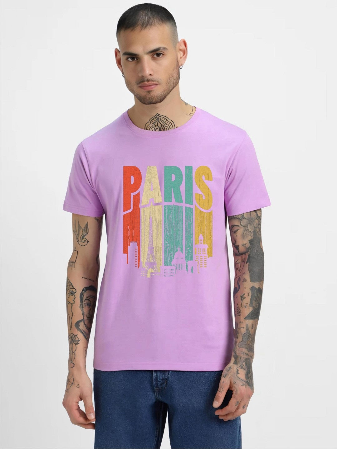 HESHA PARIS MENS PRINTED TSHIRT