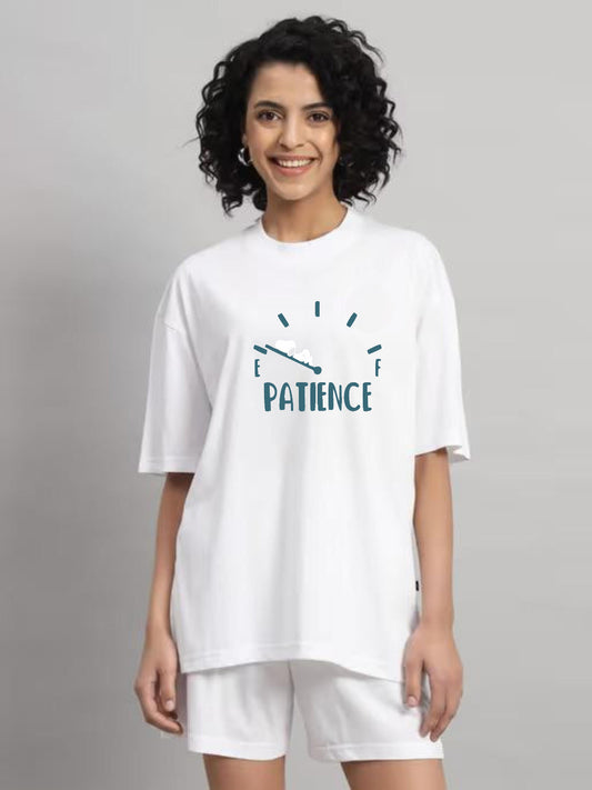 HESHA PATIENCE WOMEN OVERSIZE PRINTED TSHIRT