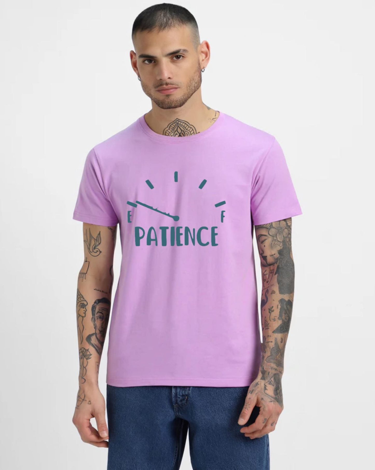 HESHA PATIENCE MENS REGULAR PRINTED TSHIRT